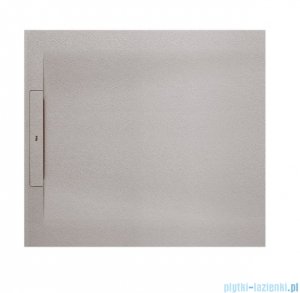 Roca Pyros 90x90cm brodzik kwadratowy kompozytowy STONEX perłowy AP90138438403630