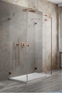 Radaway Essenza Pro Brushed Copper Kdj+S kabina 75x120x75cm prawa szczotkowana miedź 10097312-93-01R/10098075-01-01/10098075-01-01