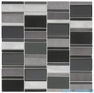 Dunin Metallic Allumi Piano Grey 73 mozaika metalowa 29,3x29,8cm