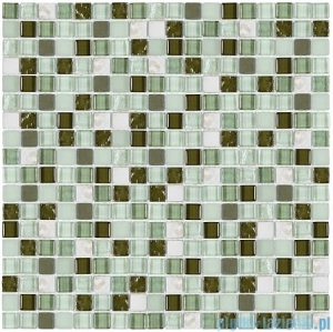 Dunin Aurora mozaika kamień/szkło 30x30 nephrite 15