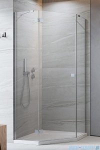 Radaway Essenza 8 Ptj kabina pięciokątna 100x90cm lewa szkło przejrzyste 10490000-01-01L/10490900-01-01