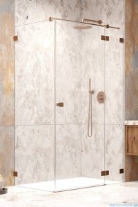 Radaway Essenza Pro Brushed Copper Kdj kabina 100x80cm prawa szczotkowana miedź 10097100-93-01R/10098080-01-01 