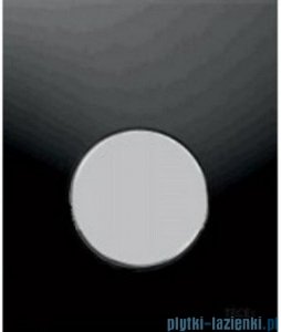 Tece Przycisk spłukujący ze szkła do pisuaru Teceloop szkło czarne, przycisk chrom matowy 9.242.655