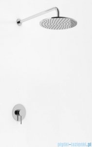 Kohlman Axel zestaw prysznicowy z deszczownicą 35 cm chrom QW220AR35
