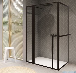 Riho Lucid GD203 kabina prysznicowa z wieszakiem 120x100cm czarna G005021121