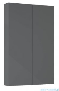 Roca Extra Kolumna łazienkowa niska z 2 drzwiami slim 80x50x12 SZARY ANTRACYT A857960153