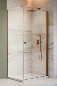 Radaway Nes Kdj I Brushed Copper kabina 80x90cm prawa szczotkowana miedź 10022080-93-01R/10039090-01-01