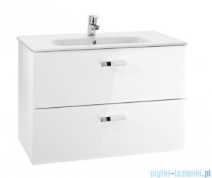 Roca Victoria Basic Zestaw łazienkowy Unik szafka z umywalką 80cm biały połysk A855852806