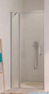 Vitalle GARDA drzwi skrzydłowe ze stałym segmentem 120 cm przezroczyste CU3305092322