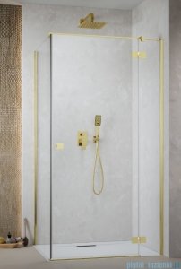 Radaway Essenza Kdj Gold kabina 110x100cm prawa szkło przejrzyste 1385041-09-01R/1384052-01-01