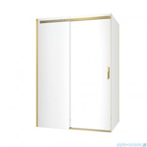 Excellent Rols kabina prostokątna 140x80 cm przejrzysta złoty połysk KAEX.2616.K.1400.0800.GL