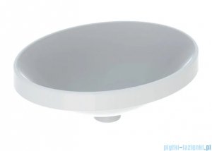 Geberit VariForm Umywalka owalna wpuszczana w blat bez przelewu 50x40cm 500.710.01.2