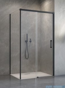 Radaway Idea Black Kds kabina prysznicowa 150x110 prawa czarny mat/szkło przejrzyste 10115150-54-01R/10117110-01-01