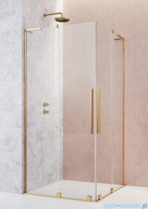 Radaway Furo SL Gold KDD kabina 110x100cm złoty połysk/szkło przejrzyste 10305110-09-01L/10305100-09-01R