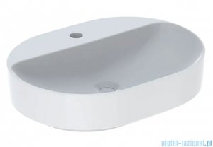 Geberit VariForm Umywalka owalna z półką, bez przelewu 60x45cm 500.778.01.2