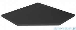 New Trendy Nex Shade brodzik konglomeratowy pięciokątny 90x90x3,5 cm antracyt B-0499