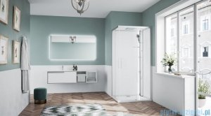 Novellini Glax 1 2.0 kabina standard 100x70 prawa srebrna G21A107DMFL-1BB
