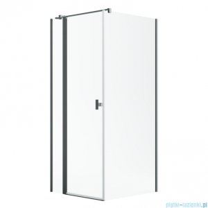 Radaway Nes Kdj II Brushed GunMetal kabina 80x80cm lewa szczotkowany grafit 10032080-92-01L/10039080-01-01