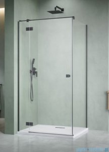 Radaway Essenza Kdj Brushed GunMetal kabina 110x75cm lewa szczotkowany grafit 1385041-92-01L/1384049-01-01