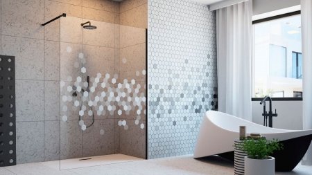 Kabina prysznicowa z grawerem, czyli odrobina nowoczesności w łazience