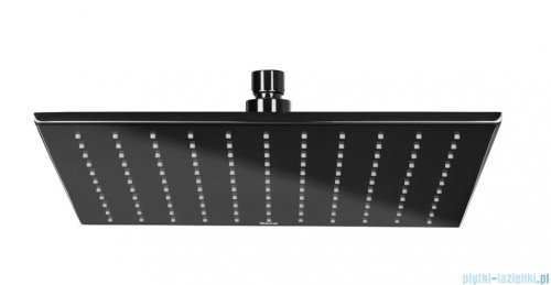 Roca Raindream deszczownica kwadratowa 30x30 cm Titanium Black z powłoką Everlux A5B4050CN0