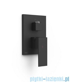 Tres CUADRO Tres CUADRO podtynkowy zestaw prysznicowy czarny mat 00628006NM