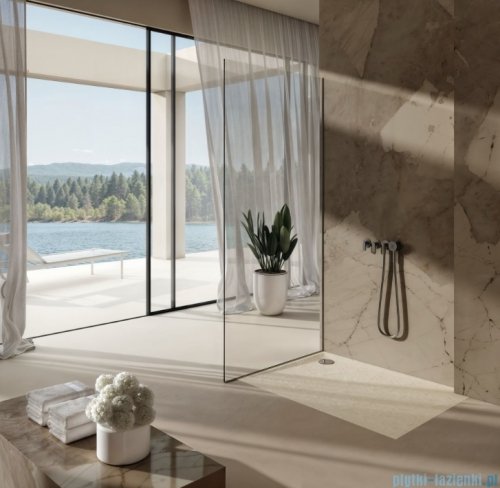 Schedpol Schedline Libra Cashmere Stone brodzik półokrągły 110x90x3cm 3SP.L1P-90110/PK/ST