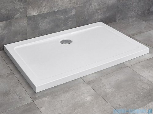 Radaway Fuenta New Kdj kabina 100x80cm prawa szkło przejrzyste + brodzik Doros D + syfon