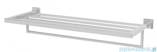 Oltens Tved wieszak na ręcznik 60 cm z półką chrom 80202100
