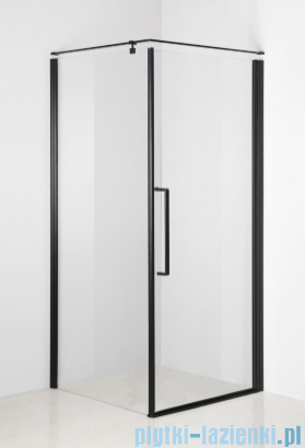 Sea Horse Fresh Line Black kabina kwadratowa Prawa 90x90x200 cm przejrzyste BK260T09KP+