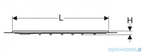 Geberit Panel do prysznica bezbrodzikowego Setaplano 120x80 154.264.11.1