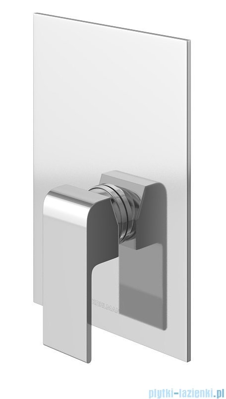 Kohlman Saxo zestaw prysznicowy z deszczownicą kwadratową 30x30 cm chrom QW220SQ30