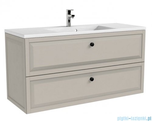 Oristo Montebianco szafka z blatem 120x60x46 piakowy mat OR47-SD2S-120-10/OR00-BU-120-10