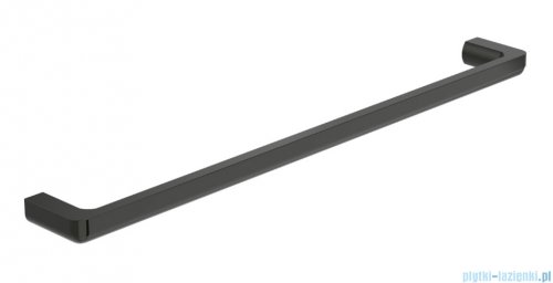 Roca Tempo wieszak ręcznikowy jednoramienny ścienny 60 cm z odporną powłoką Everlux Tiatnium Black A817030CN0
