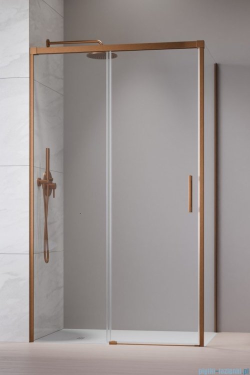 Radaway Idea Kdj Brushed Copper kabina 140x75cm lewa szczotkowana miedź 387044-93-01L/387049-93-01R