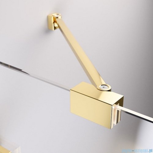 Radaway Essenza Pro Gold Dwj drzwi wnękowe 110cm prawe złoty połysk/szkło przejrzyste 10099110-09-01R