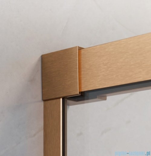 Radaway Idea DWJ Brushed Copper drzwi wnękowe 100cm prawe szczotkowana miedź 387014-93-01R