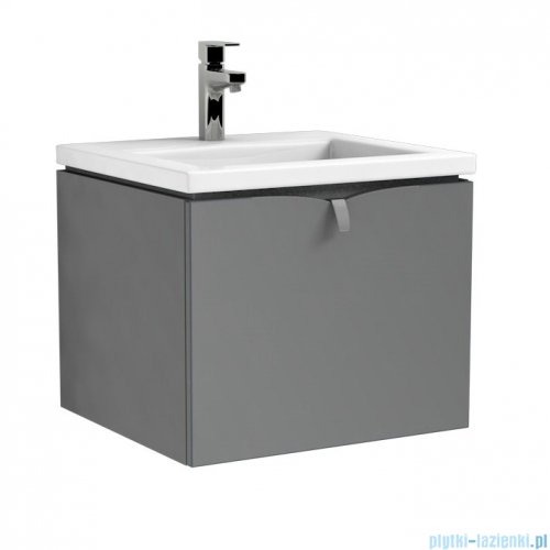 Oristo Siena szafka podumywalkowa wisząca 50x39x45 szary mat OR45-SD1S-50-12