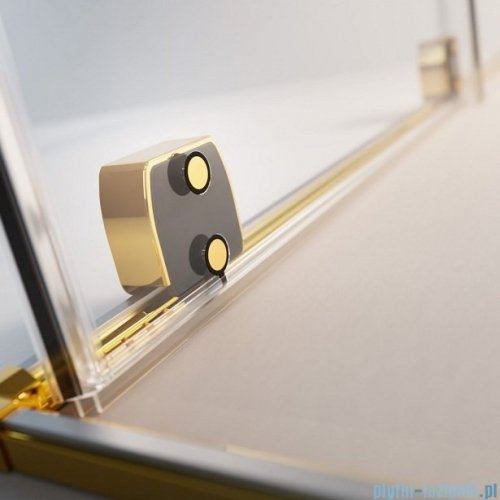 Radaway Furo Gold DWJ drzwi prysznicowe 150cm prawe szkło przejrzyste 10107772-09-01R/10110730-01-01