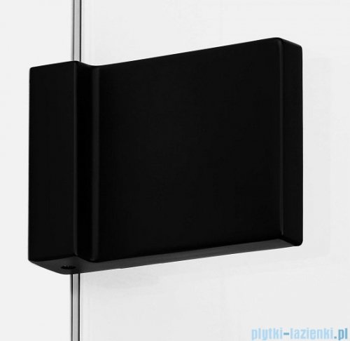New Trendy Avexa Black drzwi wnękowe 130x200 cm przejrzyste lewe EXK-1556