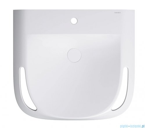 Omnires HOLD M+ Inclusive Design umywalka wisząca 60x55 cm biała HOLDUWBP