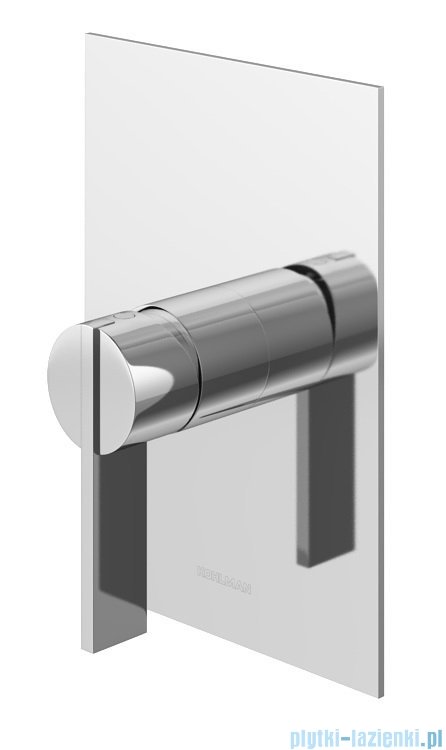 Kohlman Dexame zestaw prysznicowy z deszczownicą kwadratową 20x20 cm chrom QW220DQ20