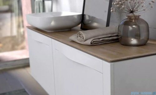 Oristo Skagen szafka podumywalkowa wisząca 59x50x45 piaskowy mat OR49-SD1S-60-10
