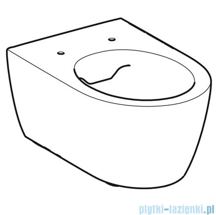 Geberit iCon Miska wisząca, lejowa, Rimfree 501.661.00.1
