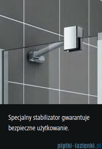Kermi Cada XS drzwi wahadłowe 2-skrzydłowe 120 cm CKPTD12020VPK