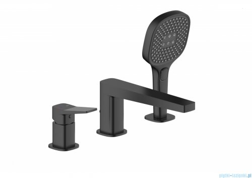 KFA MALAGA BLACK bateria wannowa 3-otworowa czarny 4525-210-81