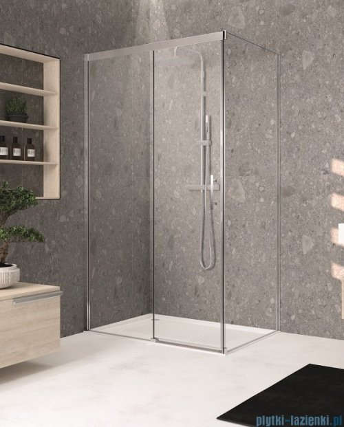 Novellini Kali FH ścianka boczna 70cm profile chrom KALIFH68-1B