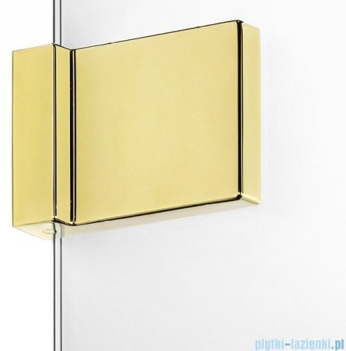New Trendy Avexa Gold Shine parawan nawannowy z wspornikiem skośnym 50x150 cm przejrzyste EXK-2170