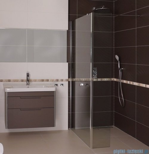 Omnires Marina Kabina prysznicowa typu walk-in ze ścianką boczną 90x200 cm przejrzyste MA9030CRTR