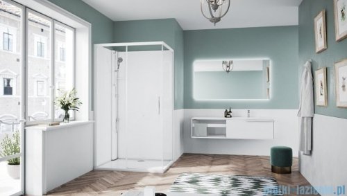 Novellini Glax 1 2.0 kabina standard 120x80 lewa biała G212P120ST-1UU